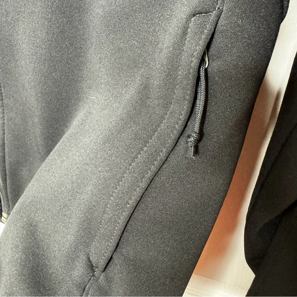 The North Face Men’s Black Full Zip‎ Mock Neck Jacket Fleece Lined Size Small